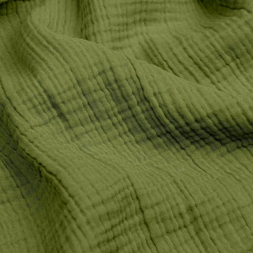 Комплект постільної білизни Cosas євро без простирадла муслін AVOCADO 200 x 220 см (Set_Muslin_020Avocado_200_2) - фото 7