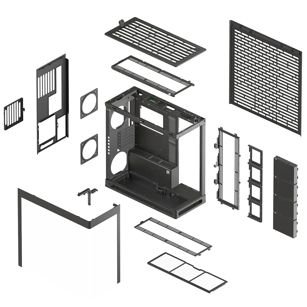 Корпус для ПК HAVN HS 420 Base Edition Black (HVN-CA-HS420-06) - фото 5