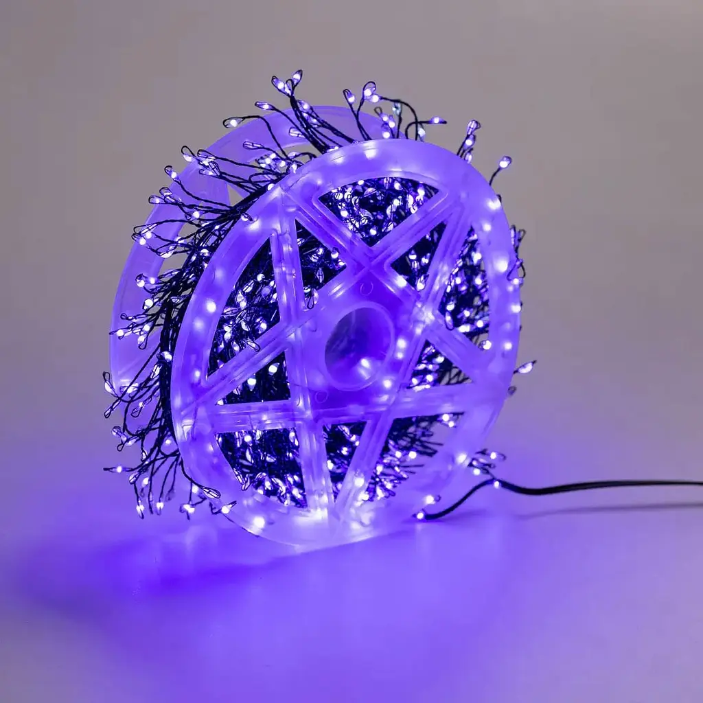 Гірлянда-нитка GarlandoPro Хвойна лапа 640 LED 30 м, синій (D1750BL) - фото 6
