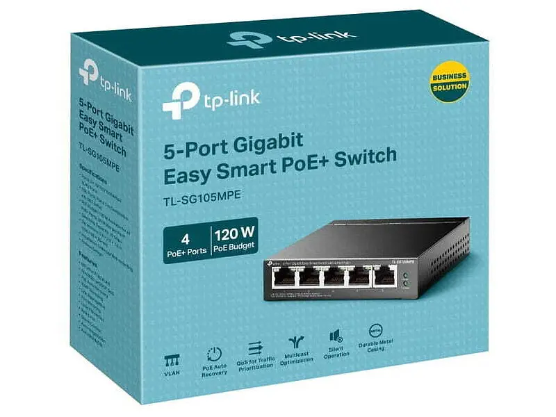 Комутатор TP-LINK TL-SG105MPE - фото 3