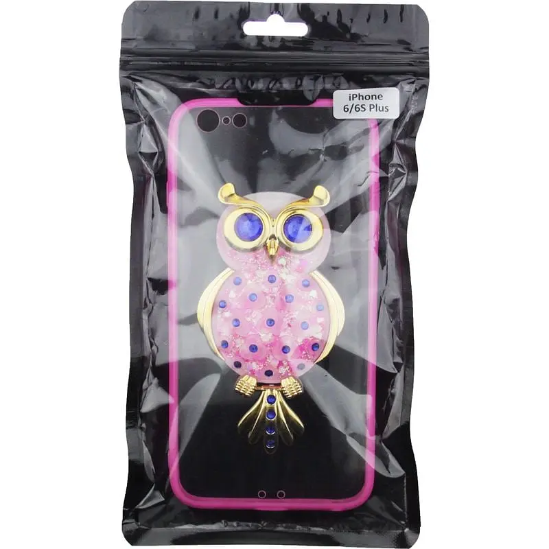 Чохол-накладка Toto TPU Case Decorative Stones IPhone 6 Plus/6S Plus Owl Pink - фото 2