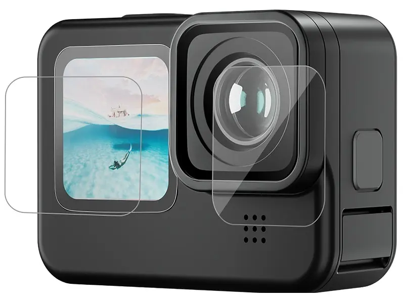 Захисне скло комплект 3 шт для GoPro HERO 10 BeWatch (12203GO10) - фото 7