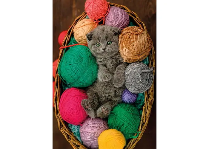 Пазл Clementoni High Quality Collection: Миле кошенятко (High Quality Collection - Fluffy Kitten Puzzle - 500 pcs.), 500 ел. (35617) - фото 2