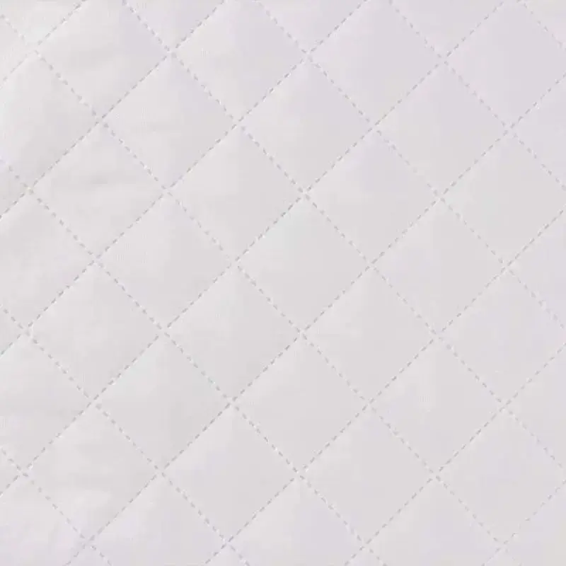 Чохол на подушку Руно Ромб на блискавці стьобаний мікрофайбер 70х70 см білий (384.52У_ромб) - фото 3