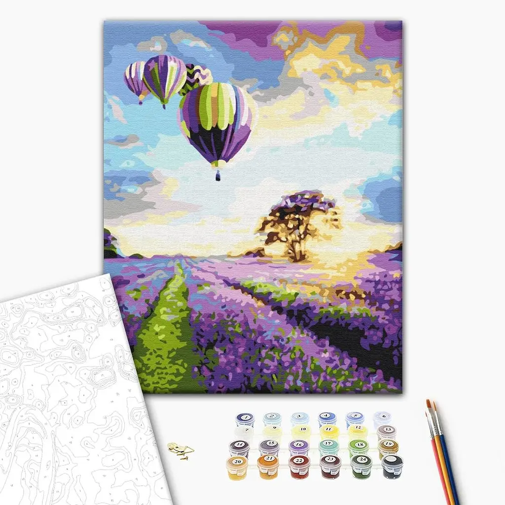 Картина за номерами Політ над лавандовим полем Brushme BS8297 shop (9995482053433) - фото 2