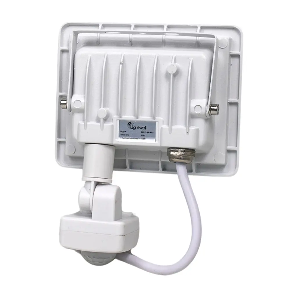 Прожектор Lightwell LW-FL-W-30-S 30 W з датчиком руху - фото 2