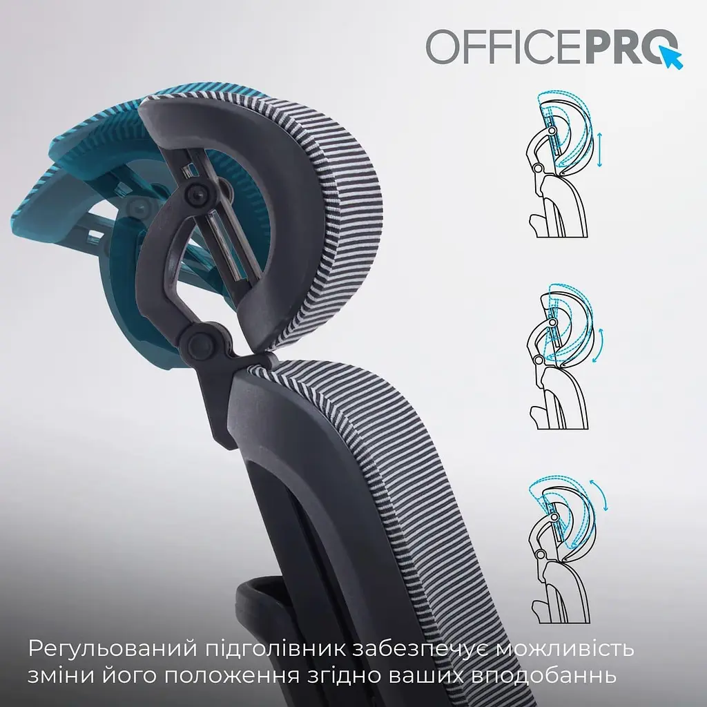 Офісне крісло OfficePro Skyline OC750-B-DG-DG (OC750-B-DG-DG) - фото 9