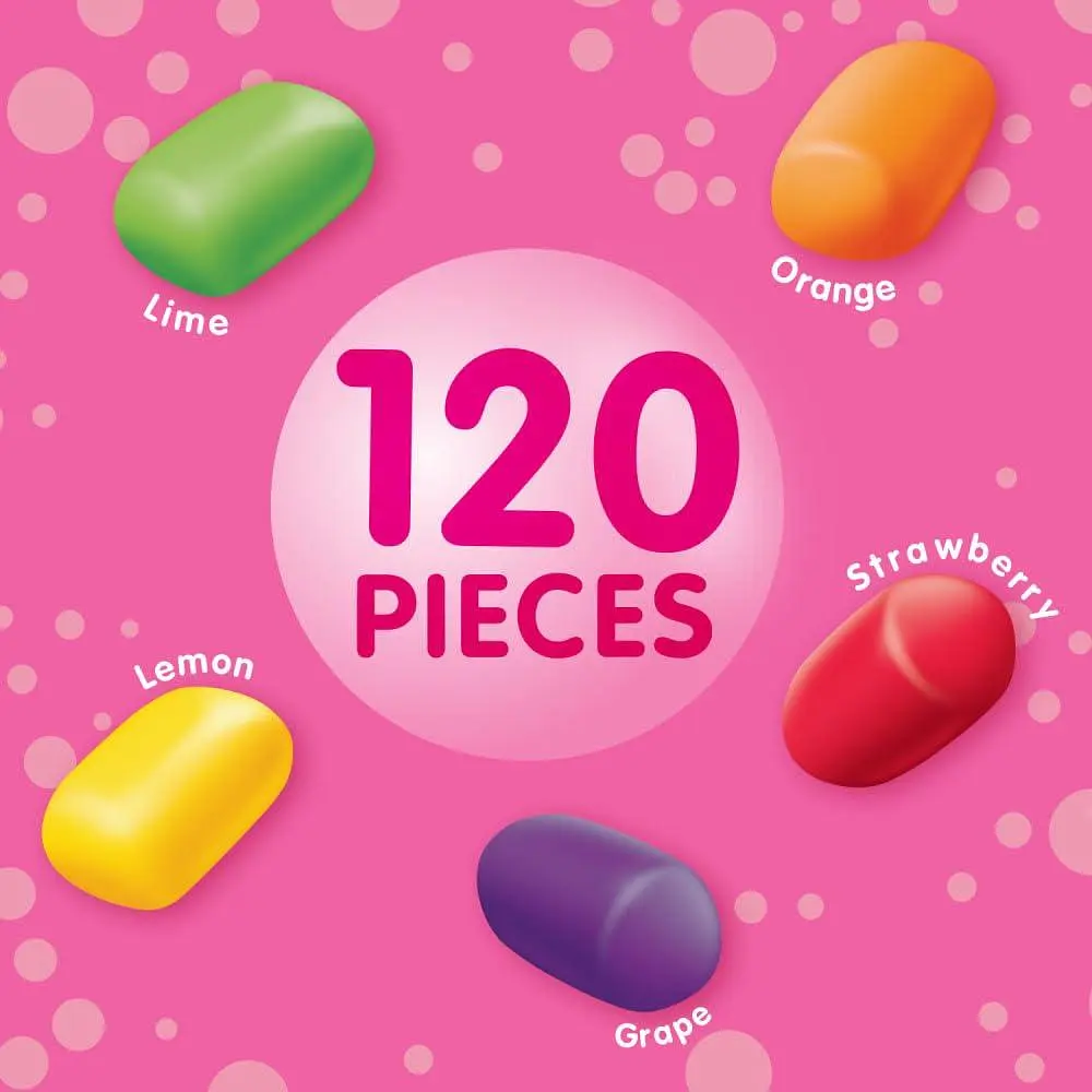Жувальна гумка Hubba Bubba Skittles Flavored Mini Gum 120 шт 240 г - фото 5