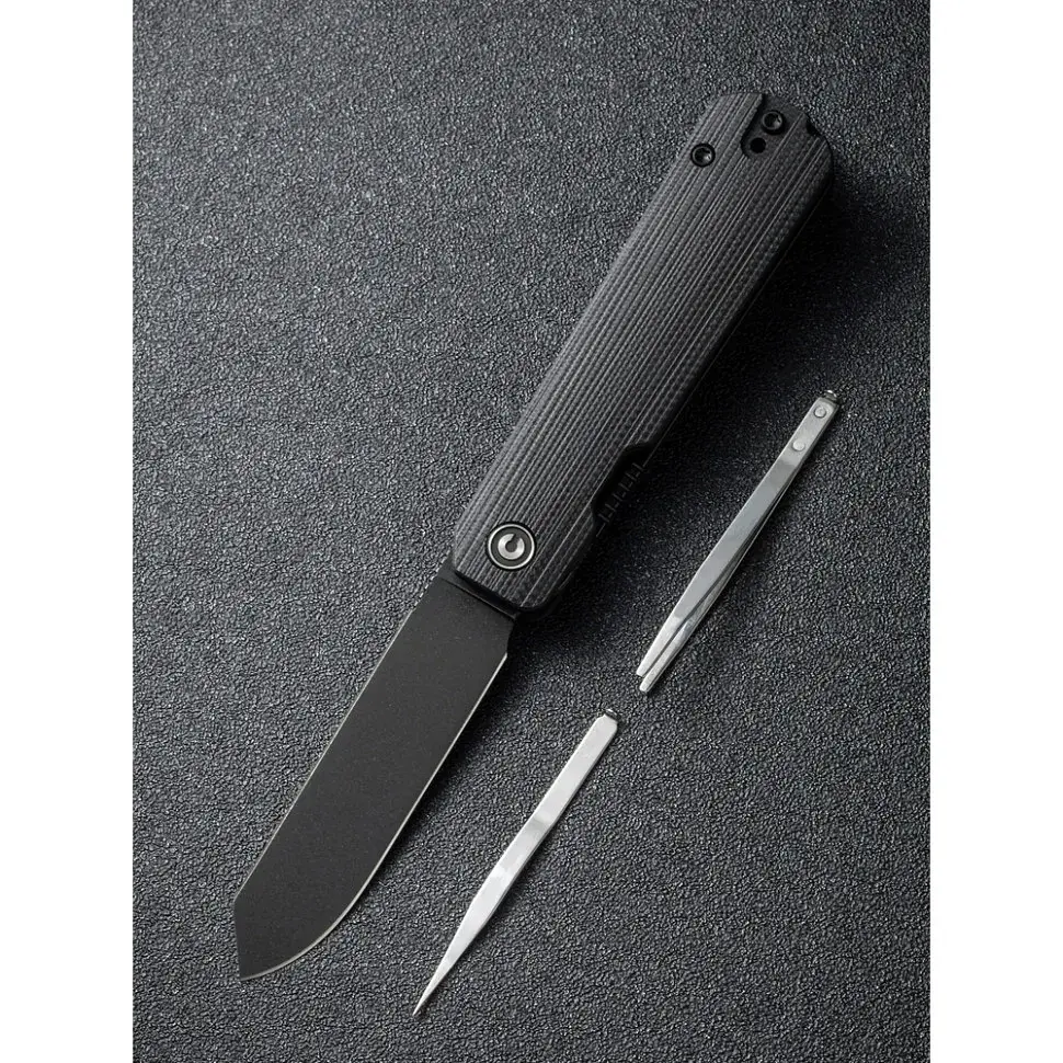 Ніж Civivi Sendy Milled, Black G10, Darkwash (C21004B-2) - фото 11