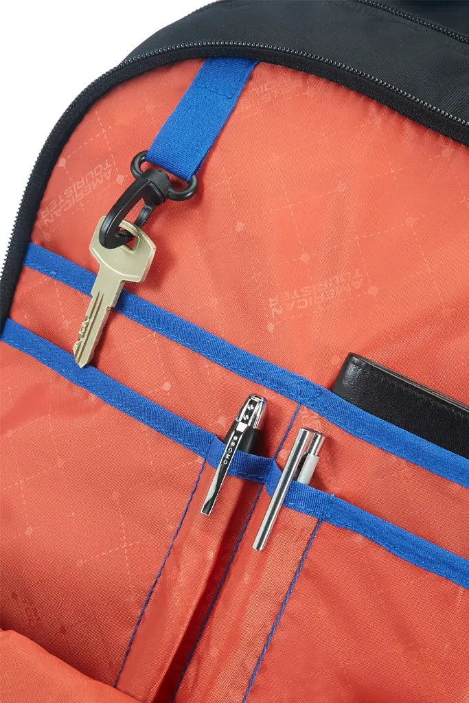 Рюкзак 15,6" American Tourister URBAN GROOVE BLACK/BLUE 47x32x23 24G*19004 - фото 2