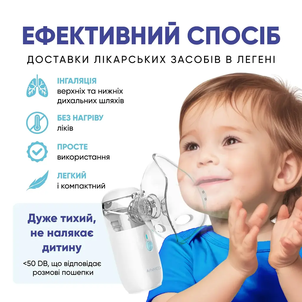 Ингалятор (небулайзер) ArhiMED Mesh S6 (20200) - фото 4