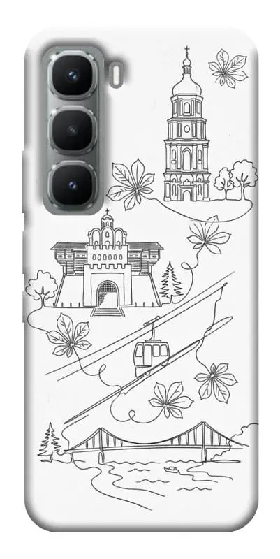 TPU чохол Demsky Kyiv spirit для Infinix Hot 60i