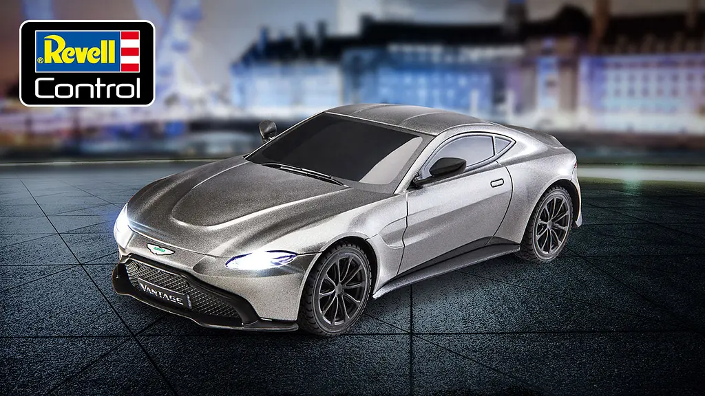 Машинка Revell Control RC Car Aston Martin Vantage на управлении серебристая 24658 - фото 7