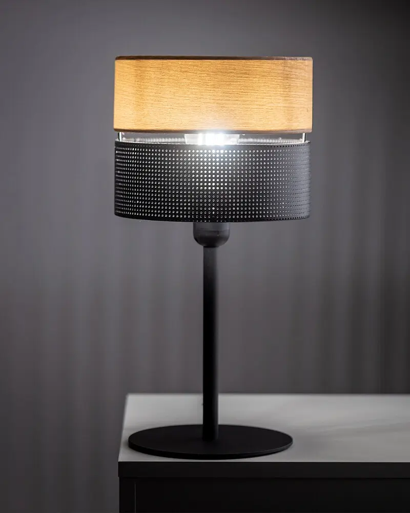 Настільна лампа TK Lighting 5124 Nicol E27 1x15W IP20 чорна - фото 3