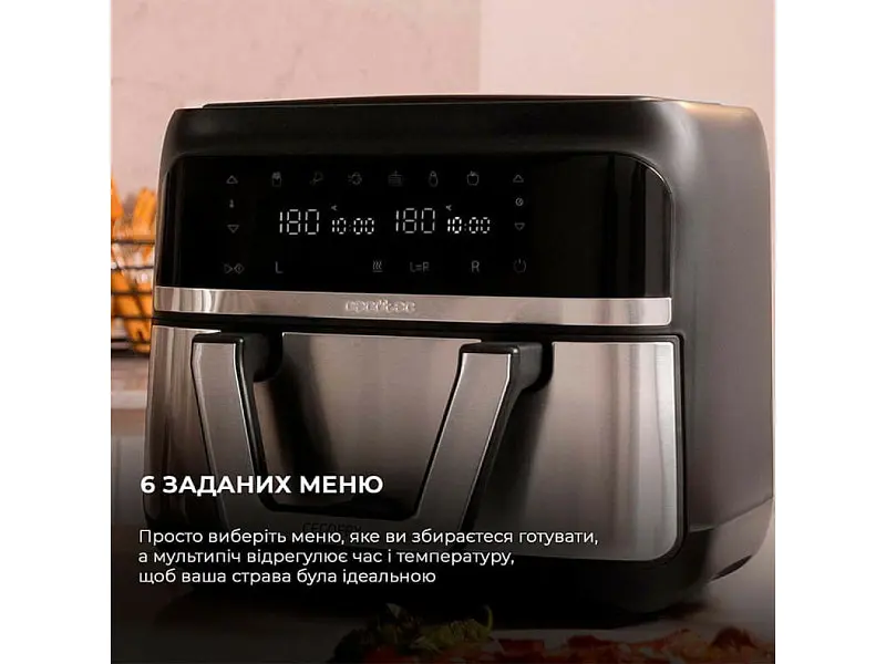 Мультипіч (аерофритюрниця) Cecotec Cecofry Dual 9000 (A01_EU01_100149) - фото 10