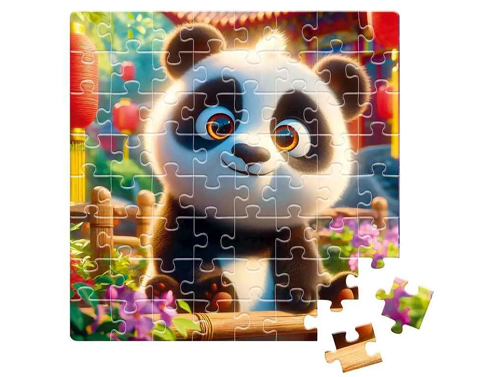 Пазли VLADI TOYS Усміхнена панда DT1234-10 - фото 3