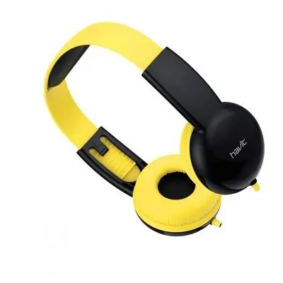 Наушники Havit (HV-H211d) Yellow/Black (HV-H211d) - фото 4