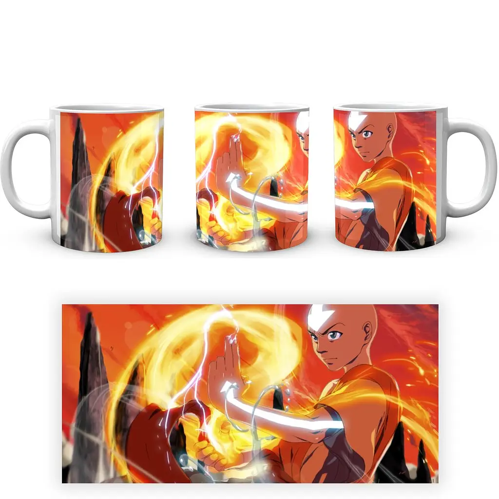 Кружка GeekLand Avatar: The Last Airbender Aang AV 02.003 330 мл белая - фото 4