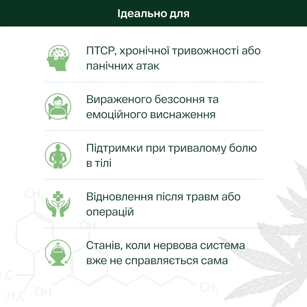 Дієтична добавка Pephemp Олія 30% СBD Isolate зі смаком кокоса 10 мл - фото 3