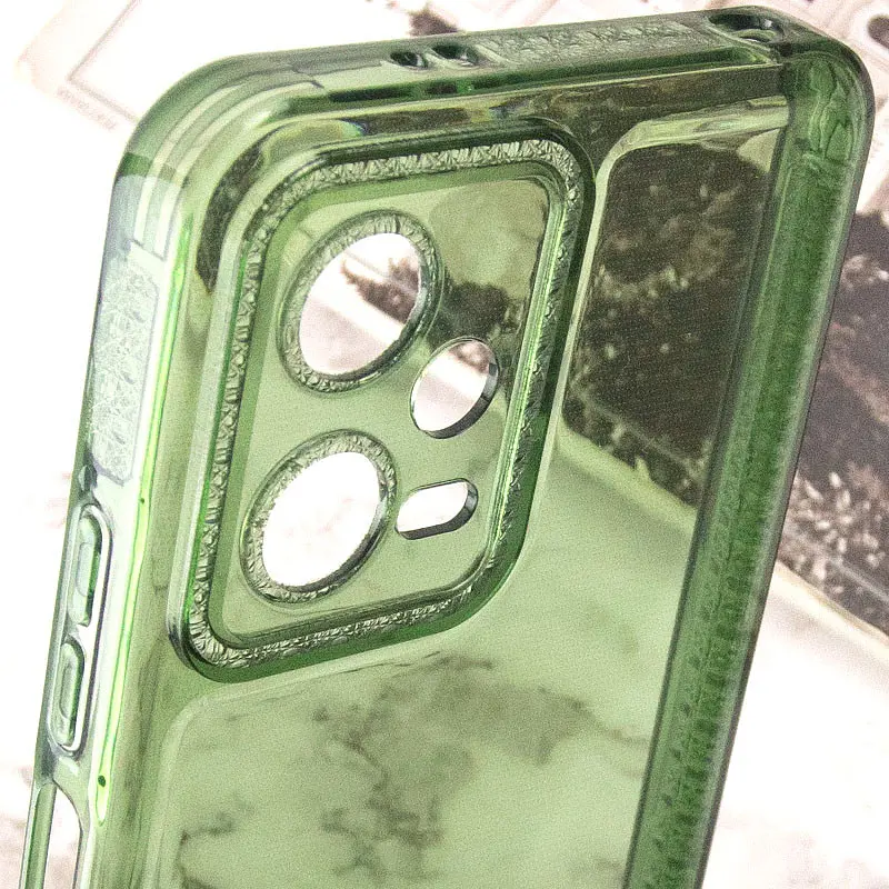 Чохол TPU Starfall Clear для Xiaomi Poco X5 5G / Redmi Note 12 5G Зелений - фото 5