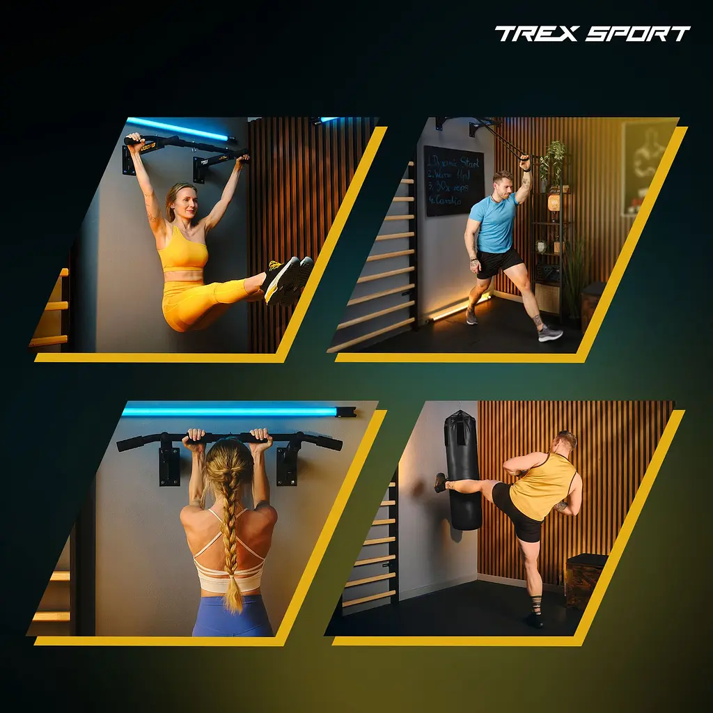 Турнік настінний Trex Sport TX-030PB чорний - фото 4