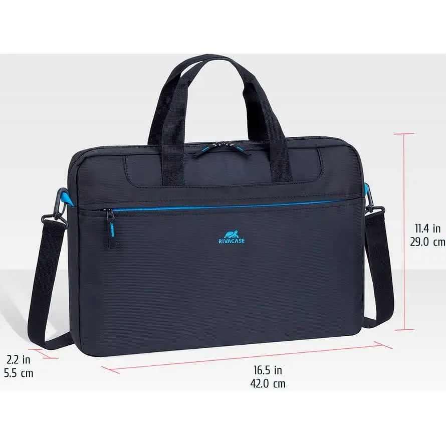 Сумка для ноутбука Rivacase 15.6" Black (8037) (8037 (Black)) - фото 6