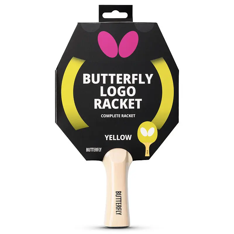Ракетка для настільного тенісу Butterfly Logo Racket Yellow FL (6017873502) - фото 2
