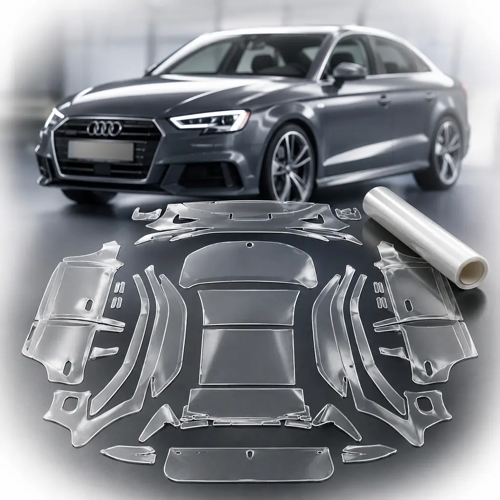Антигравійна захисна бронеплівка за лекалами для Audi A3 8V 2012-2020 - повний кузов
