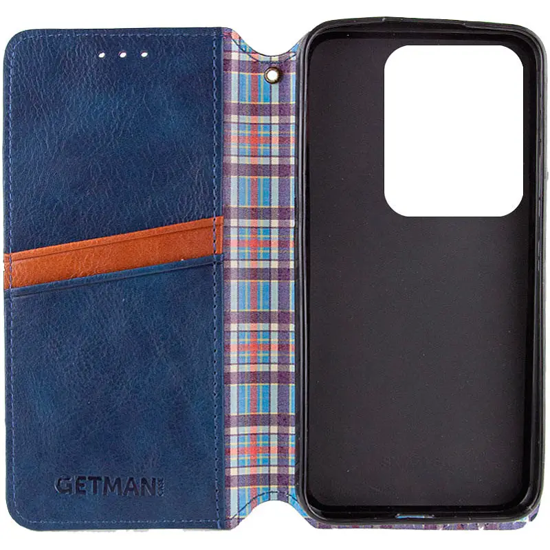Чохол-книжка GETMAN Cubic Case для Redmi Note 13 Pro 4G/ Poco M6 Pro 4G/ Note 14S Blue [105395] - фото 4