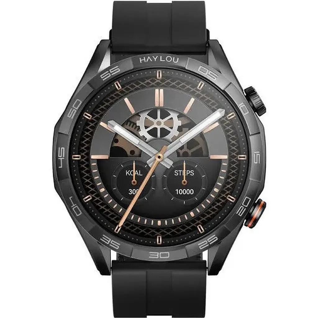 Розумний годинник Xiaomi Haylou Solar 5 (LS20) чорний (2 ремінці Silicone + Stainless steel) - фото 2