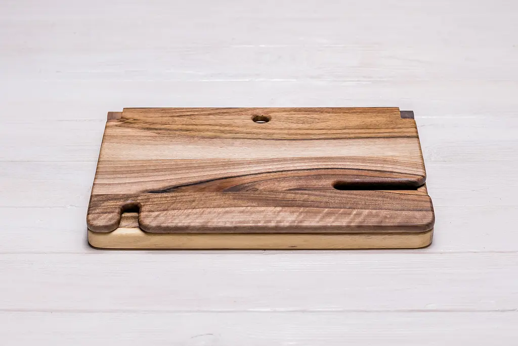 Настільна підставка для девайсів та аксесуарів ecoWalnut 300x231x210 мм - фото 3
