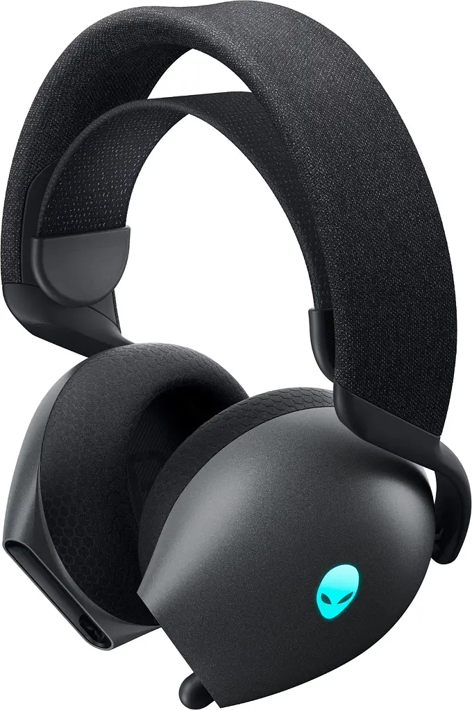 Гарнітура ігрова Dell Alienware Tri-Mode Wireless Gaming Headset - AW725H, чорний - фото 3