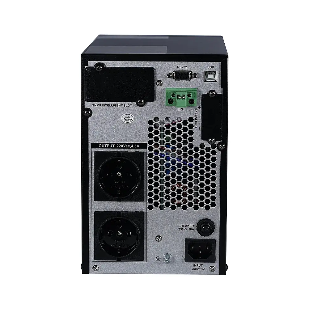 Джерело безперебійного живлення KRF-T1000VA/1KW(LCD) Pro Online UPS Kraft (42-00014) - фото 5