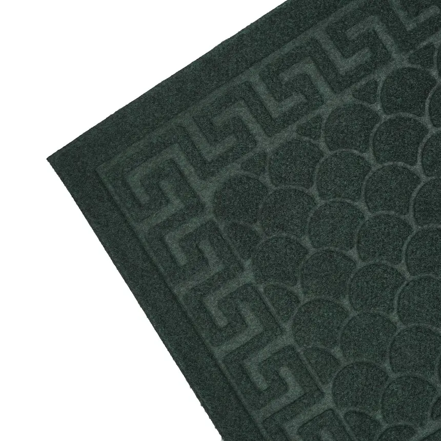 Килимок придверний Eco Fabric Луска без кромки смарагд 40 х 60 см (4060-005) - фото 5