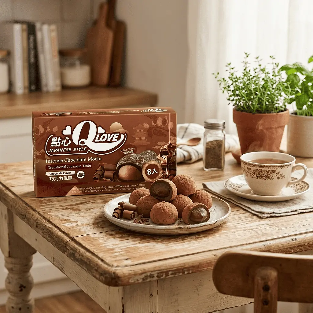 Моті QLove Intense Chocolate Mini Mochi 80г - фото 4