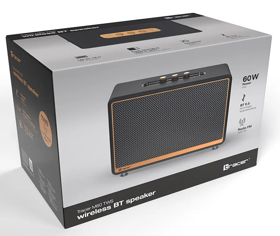 Bluetooth колонка Tracer M60 TWS Black 60W (TRAGLO47249) - фото 5