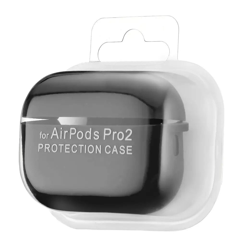 Чохол Silicone Case 2,5mm with microfiber for AirPods Pro 2 Black - фото 2