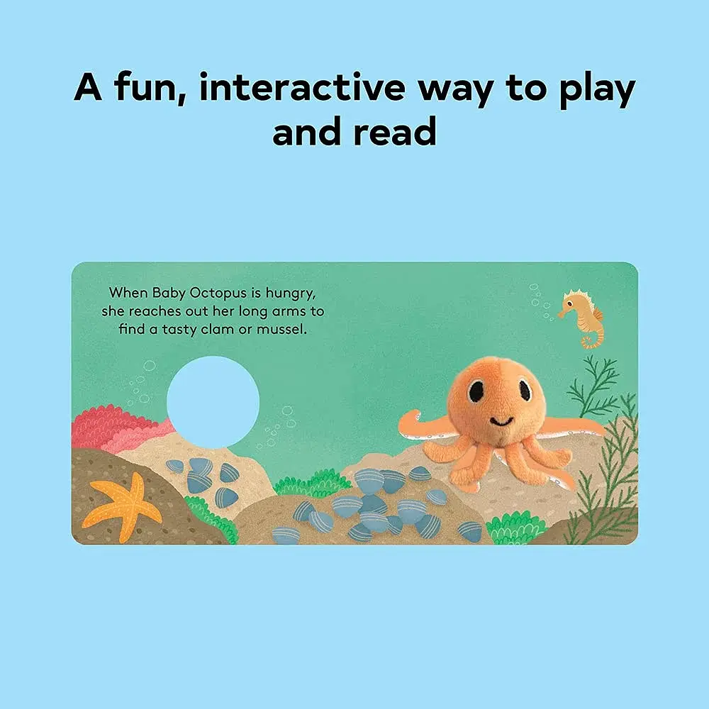 Baby Octopus: Finger Puppet Book - фото 4