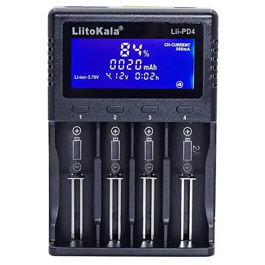 Профессиональное зарядное устройство Liitokala Lii PD4 с авто зарядкой - фото 3