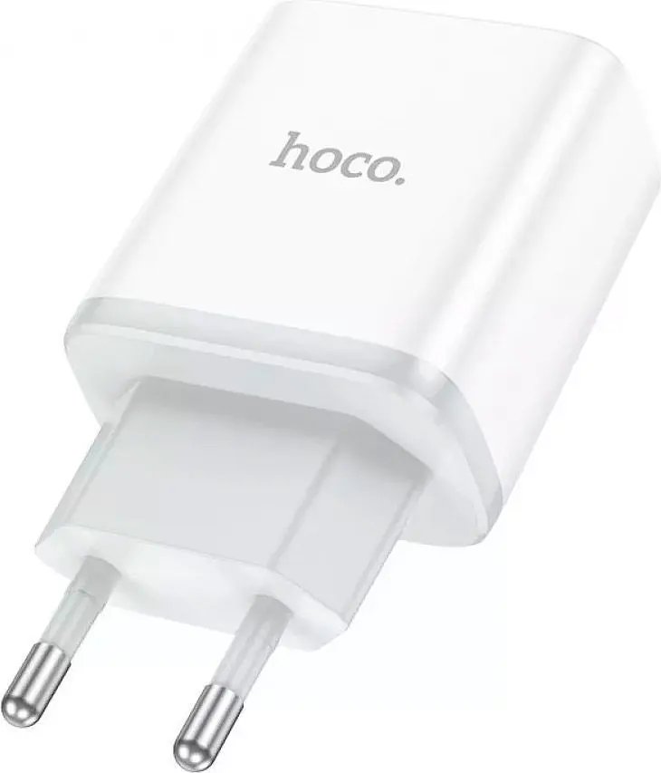 Мережевий зарядний пристрій Hoco C105A PD 20W White [86910] - фото 4
