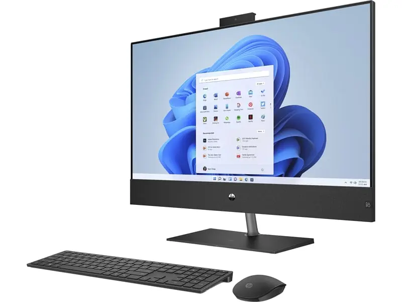 Компьютер персональный моноблок HP Pavilion 31.5' UHD IPS Intel i7-13700T 16GB F512GB NVD3050WiFi кл+м DOS черный (A45E7EA) - фото 3
