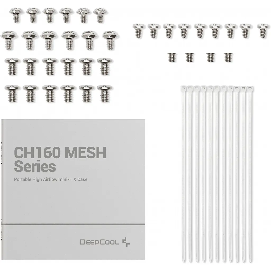 Корпус Deepcool CH160 Mesh White (R-CH160-WHNMI0-G-1) [146740] - фото 11