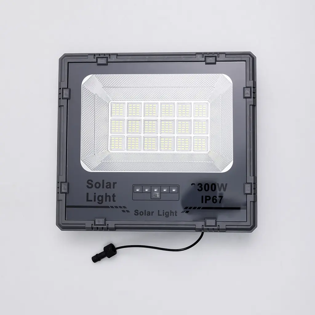 Прожектор вуличний LED на сонячних батареях Yiwu HP-5-62 300 Вт 270 LED з датчиком руху IP67 - фото 2