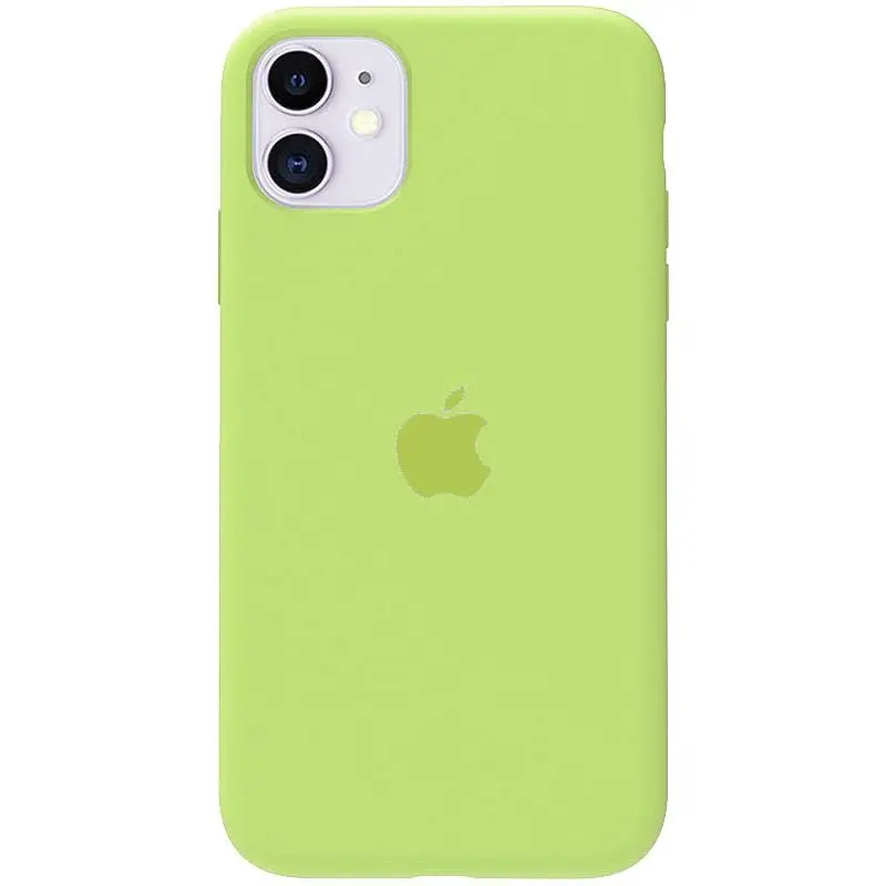 Чохол-накладка Toto Silicone Full Protection Case Apple iPhone 11 Lemon Yellow - фото 2