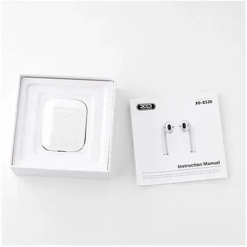 Беспроводные наушники XO ES20 Bluetooth механические кнопки белые - фото 6
