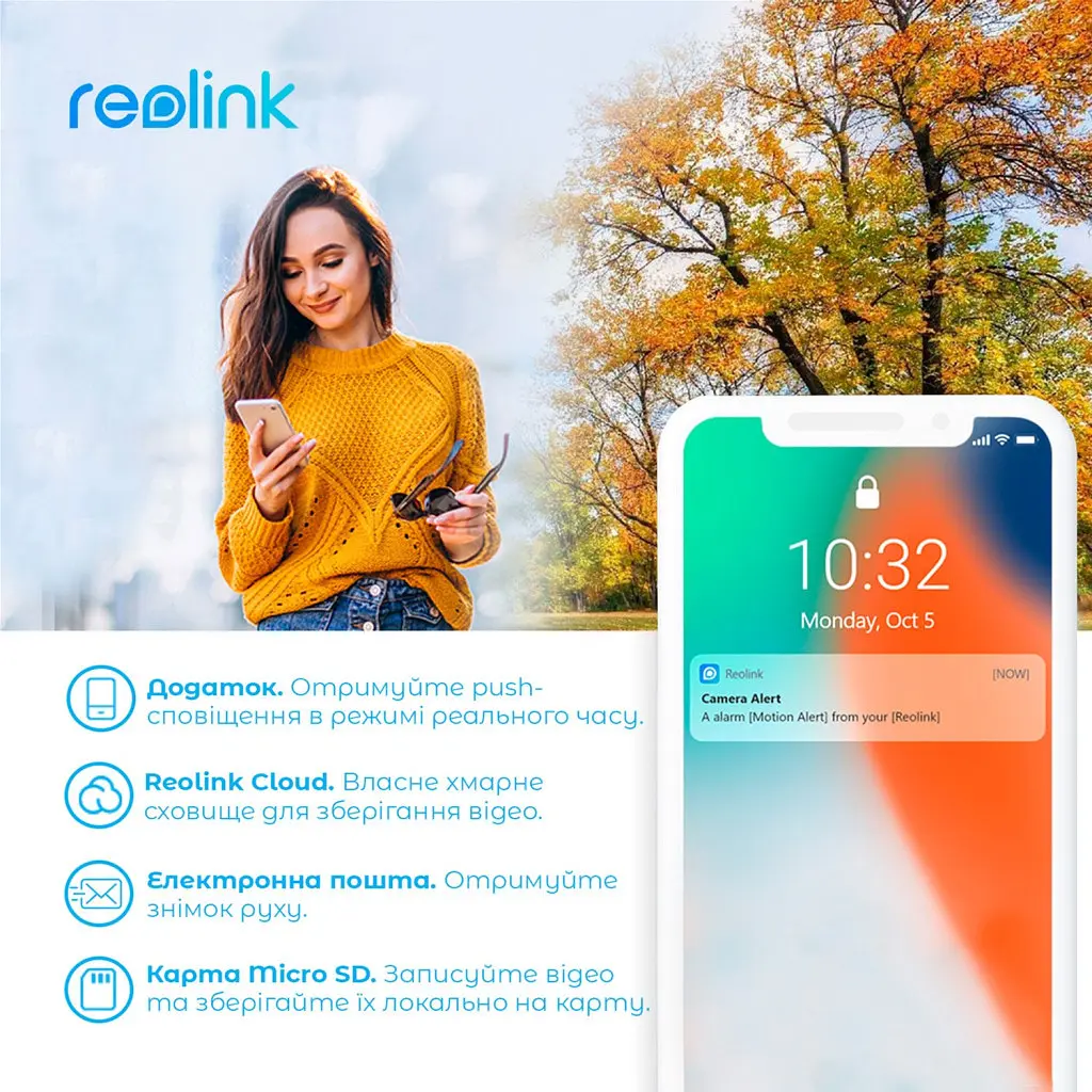Камера відеоспостереження Reolink G330 (Go Plus) - фото 7