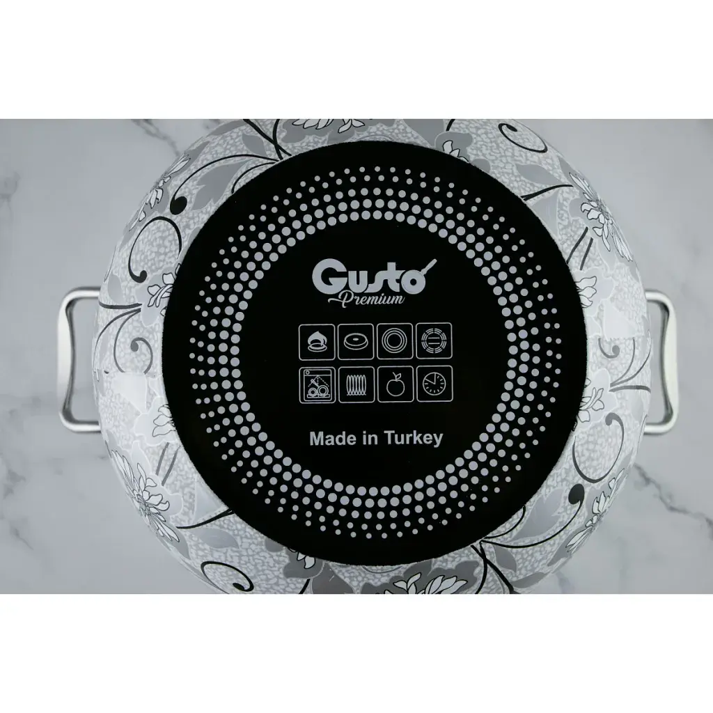 Каструля Gusto Мережка Premium 2,1 л (GT-T-216-С) - фото 2