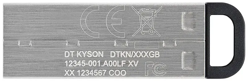 USB Flash Kingston DataTraveler Kyson USB 3.2 64Gb Silver Black - фото 3