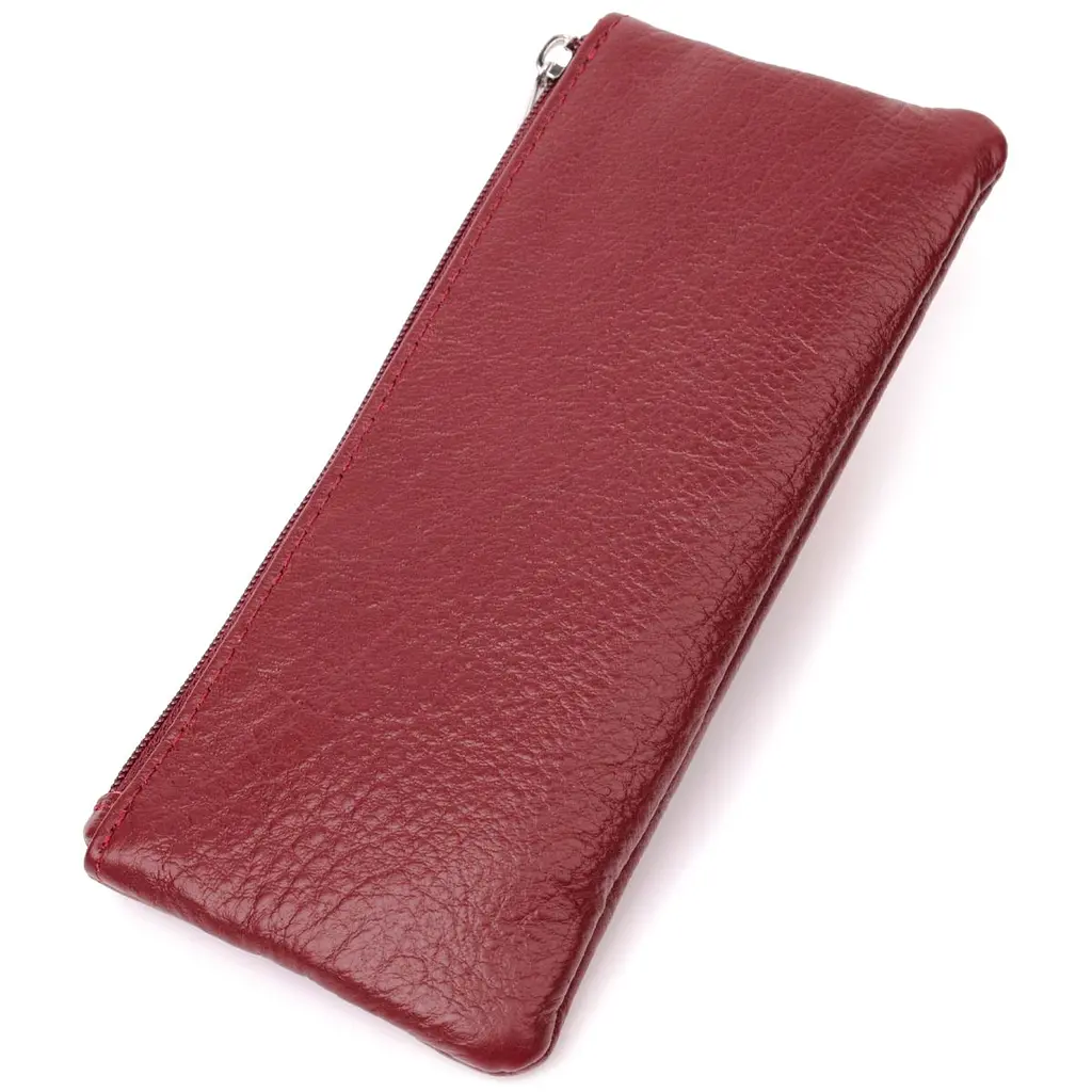 Містка ключниця з натуральної шкіри ST Leather 22508 бордова - фото 2