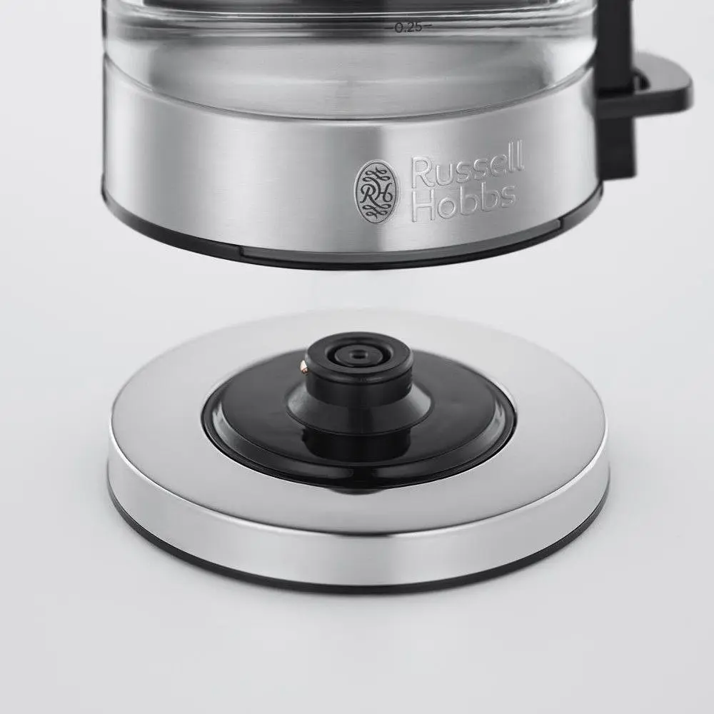 Электрочайник Russell Hobbs Compact Home 800 мл серебристо-черный (24191-70) - фото 2